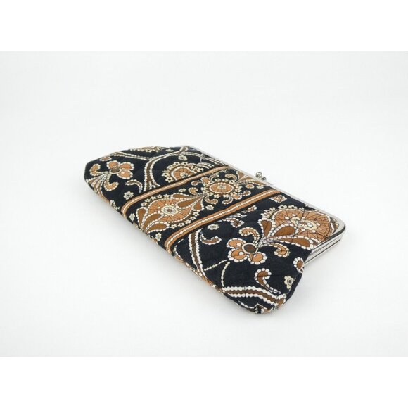 Vera Bradley Caffe Latte  Double Kisslock Wallet - Picture 5 of 13